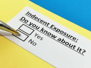 Indecent Exposure Question 