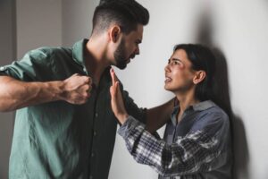 Couple engaged in assault and battery on a family or household member